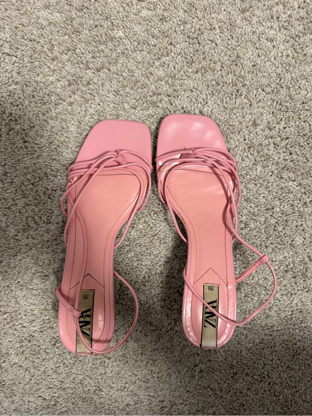 Zara Lace-Up Heels